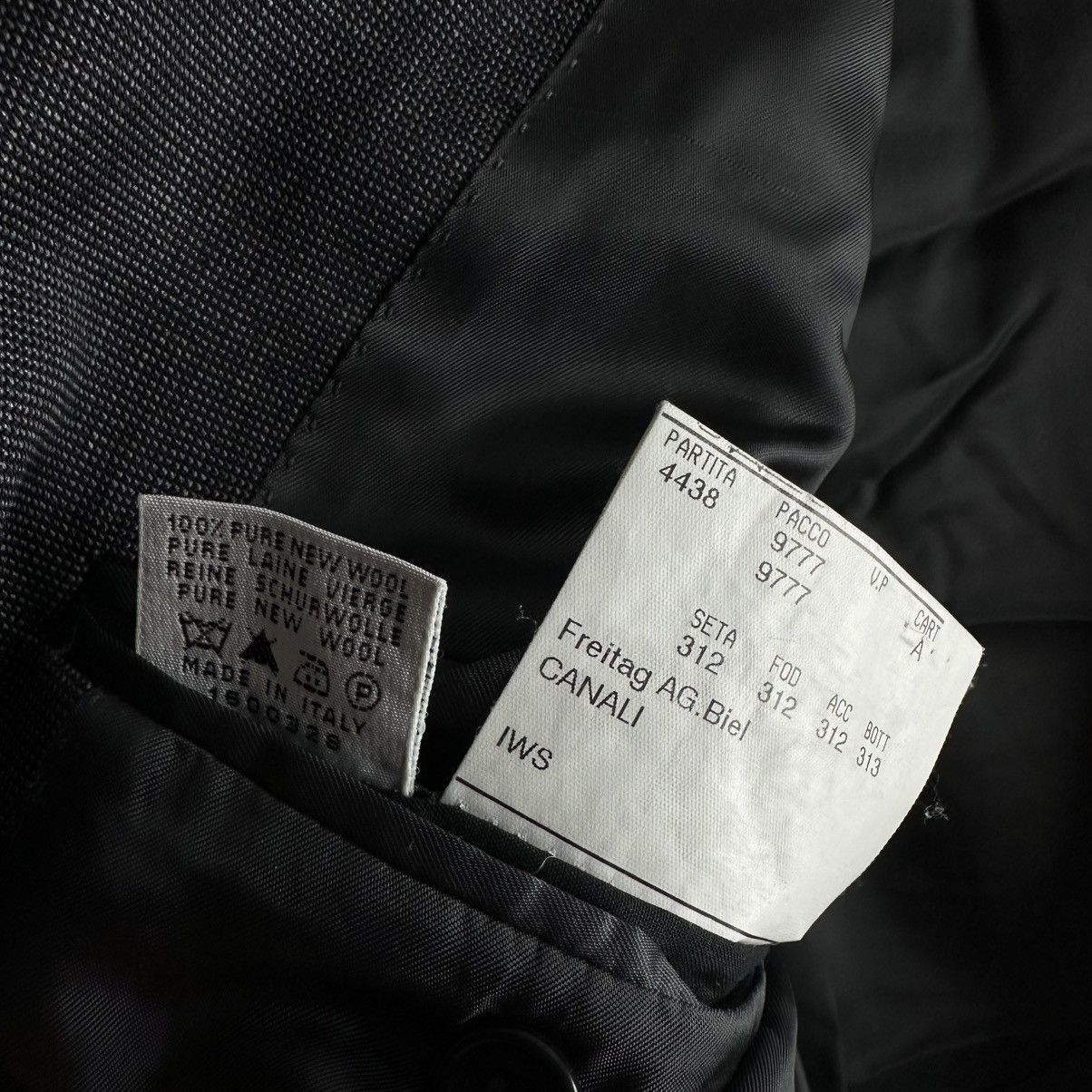 Canali Canali Wool Made in Italy Jacket Size 50R - 7 Thumbnail