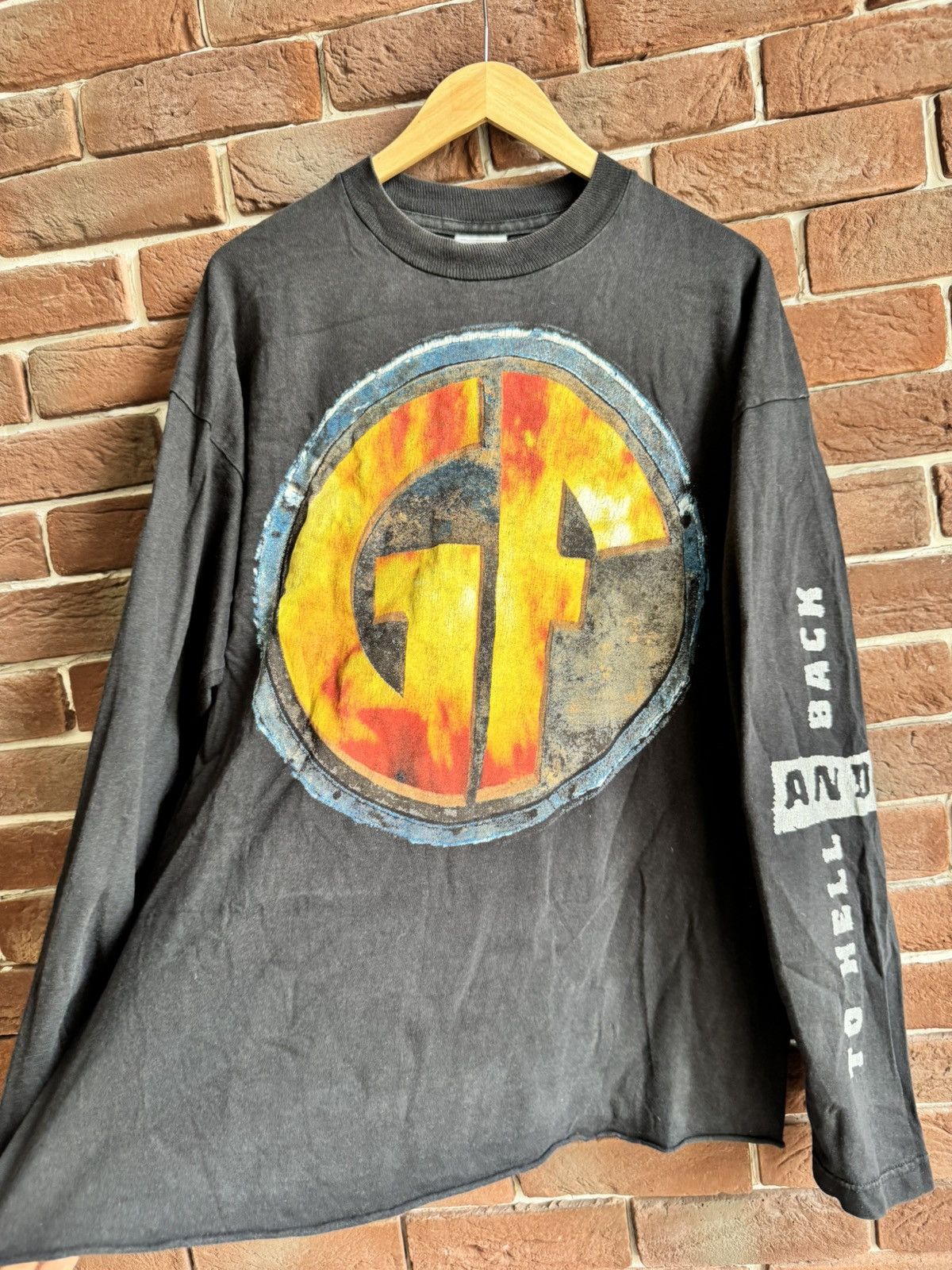 Band Tees × Vintage Rare Vintage 90s Gorefest Tour Hell Death Metal Band T Shirt Size US XL / EU 56 / 4 - 3 Thumbnail