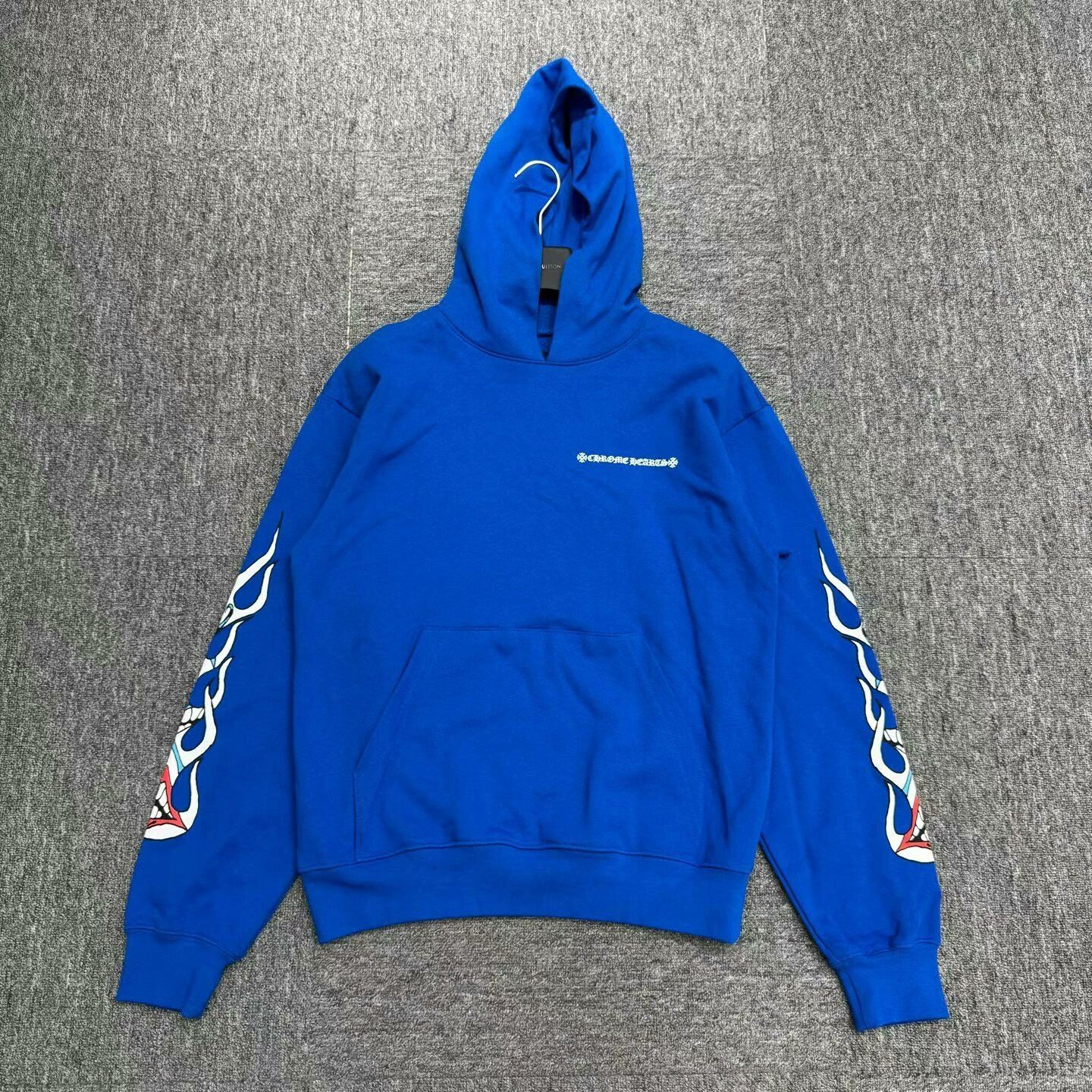 Chrome Hearts Flame Graphic Hoodie for Men