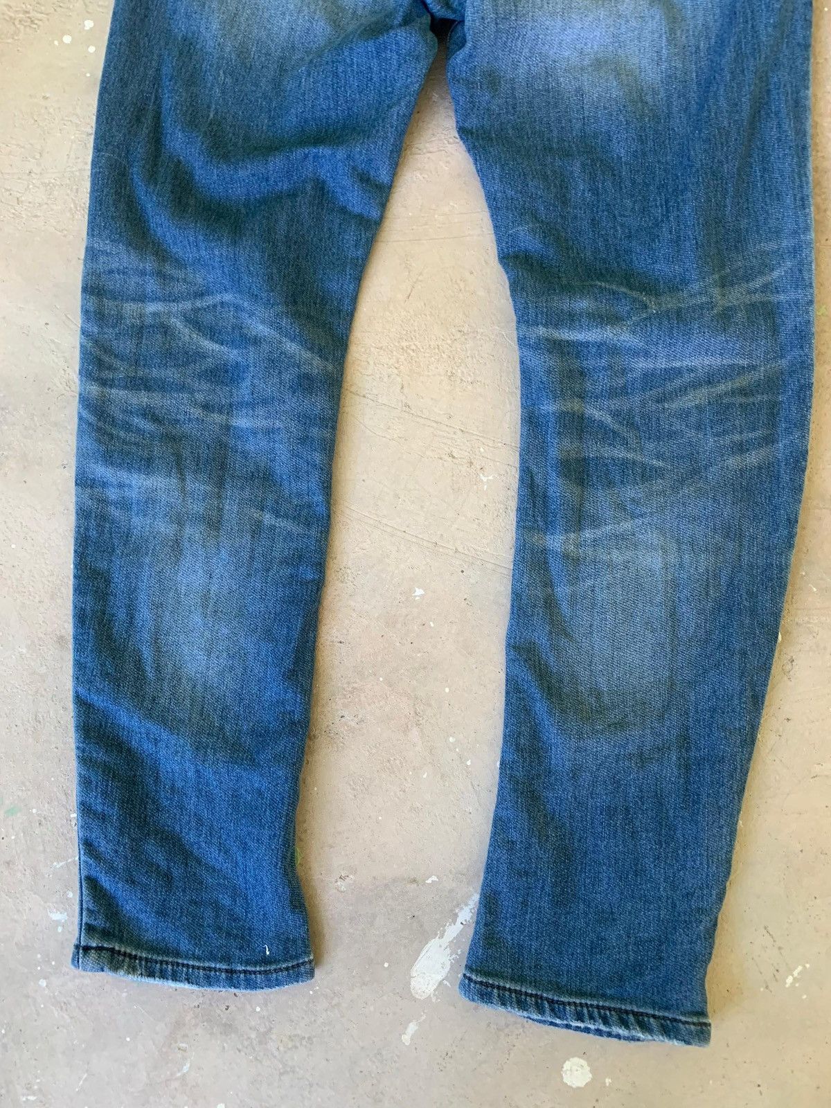 MOUSSY AZUL by Moussy Distressed Drawstring Denim Size US 28 / EU 44 - 12 Thumbnail
