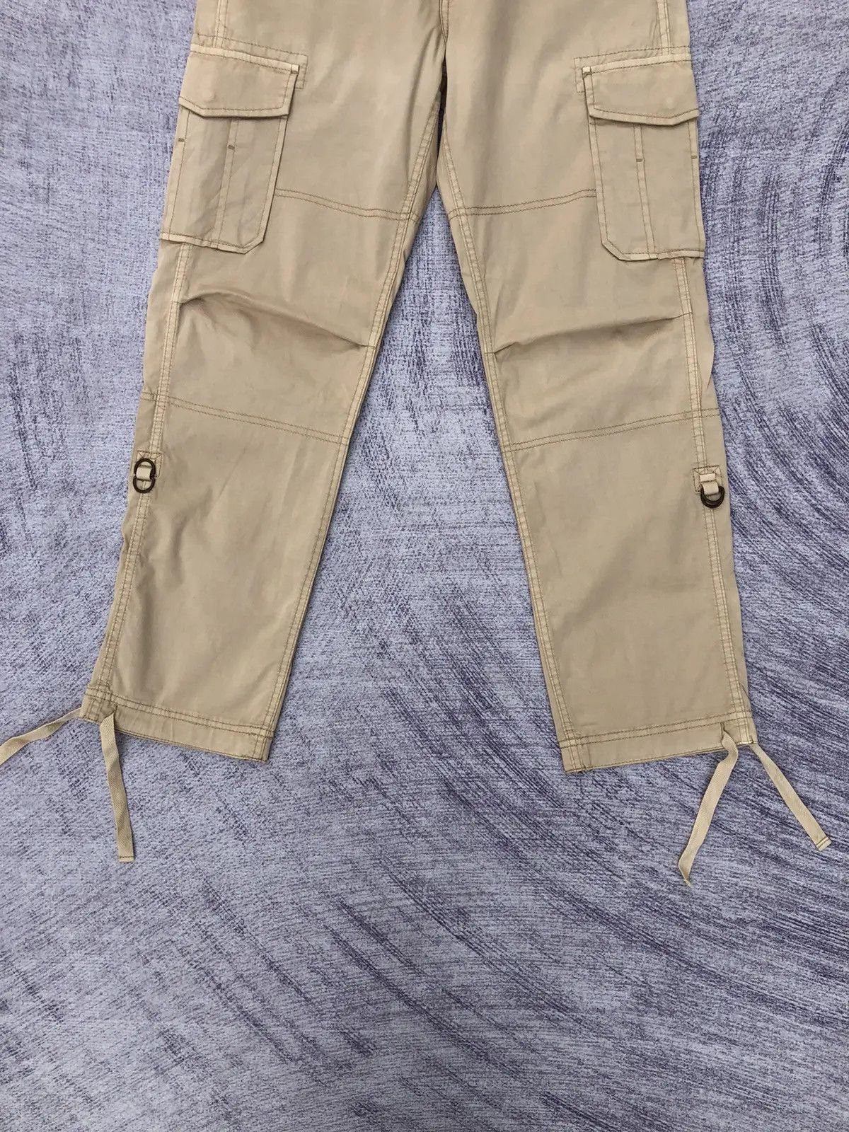 Designer × Japanese Brand Vintge Cargo Multipocket Tactical x Croppes Pant W32 x L37.5 Size US 32 / EU 48 - 4 Thumbnail