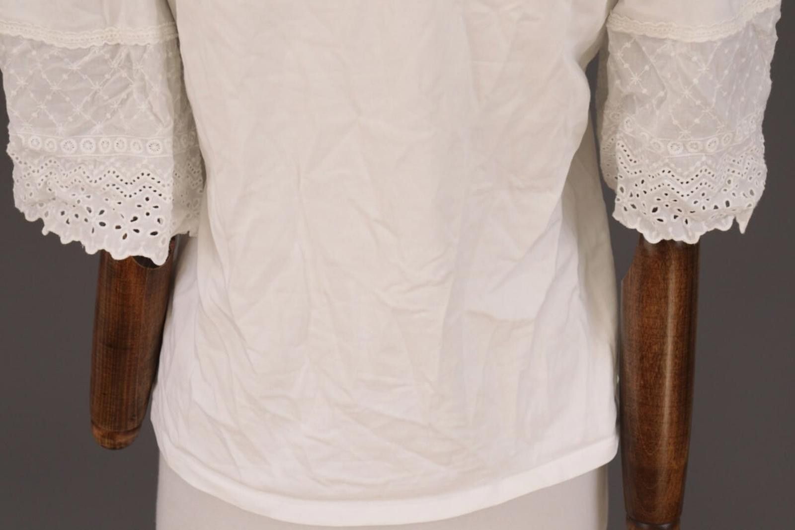 Lauren Ralph Lauren Lauren Ralph Lauren White Floral Blouse Shirt Size M Size L / US 10 / IT 46 - 10 Thumbnail