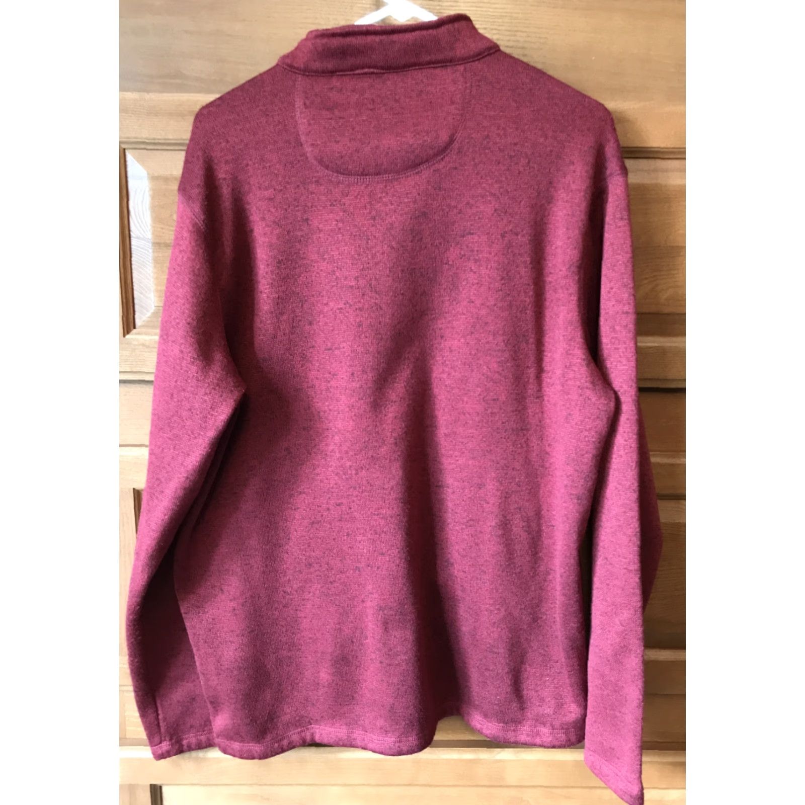 Vintage Mossy Oak Mens Sweatshirt L Long Sleeve 1/4 ZIP Red Pullover B130 Size US L / EU 52-54 / 3 - 2 Thumbnail