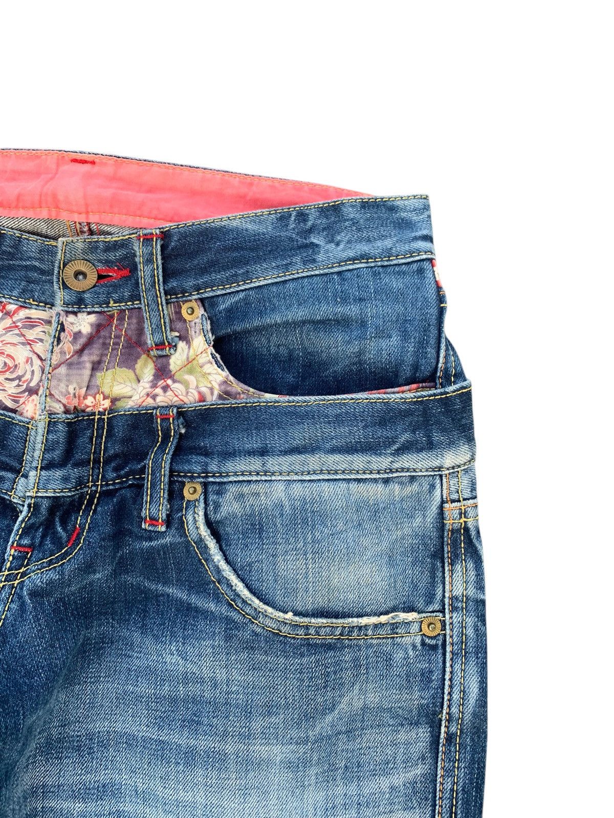 Eternal DOUBLE WAIST ETERNAL JAPANESE TRADITIONAL DESIGN DENIM Size US 29 - 15 Thumbnail