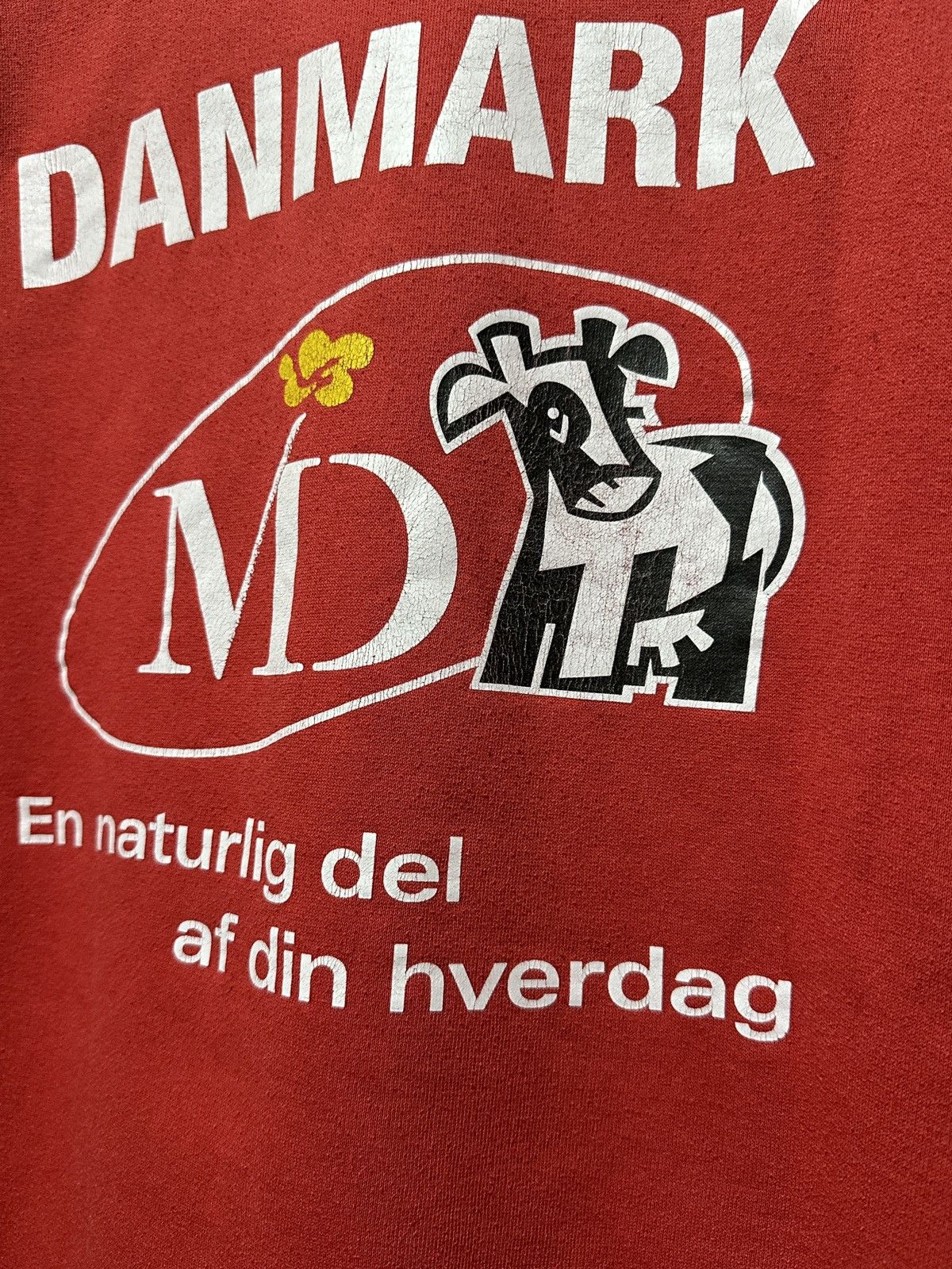Hummel × Vintage 2000-02 Denmark Hummel Player Issued Football Sweatshirt Size US XXL / EU 58 / 5 - 11 Thumbnail