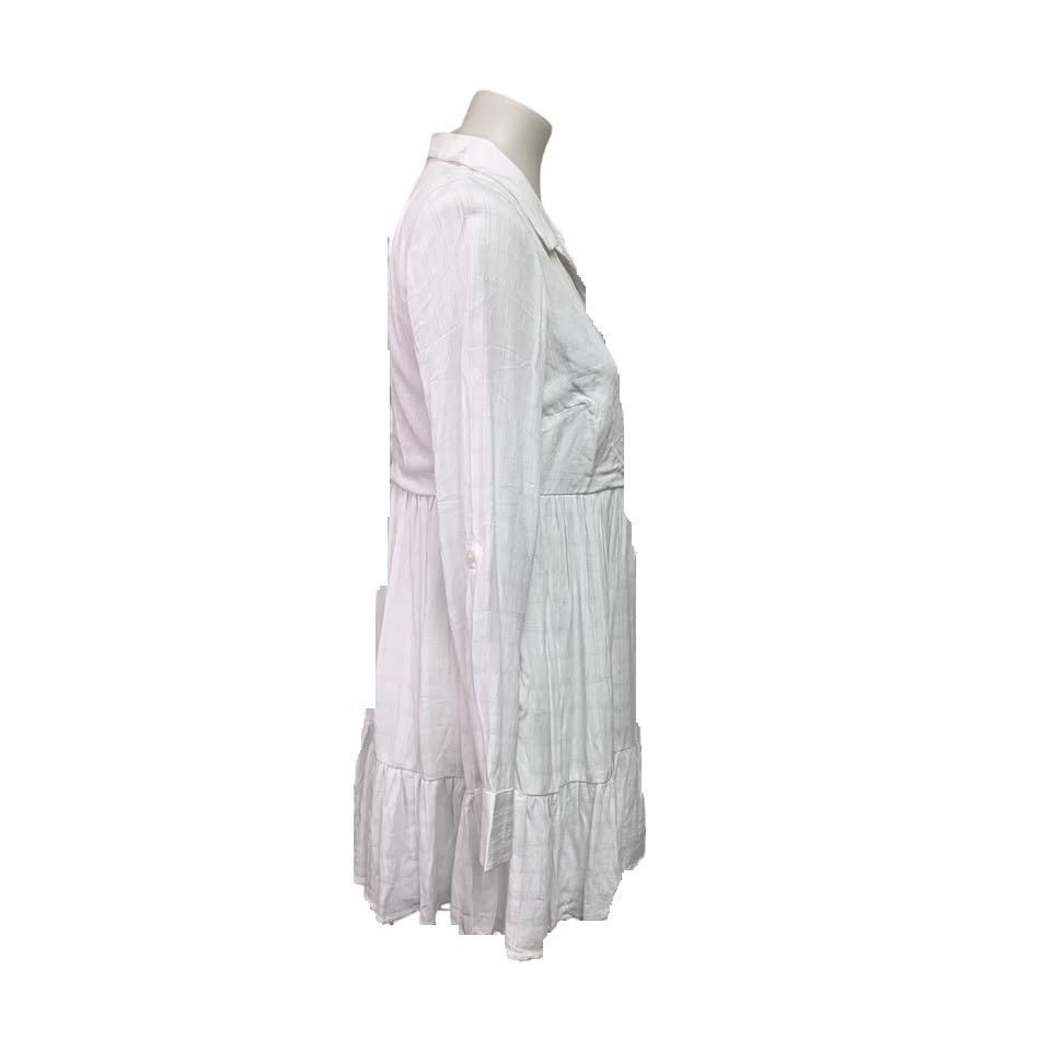 American Eagle Outfitters New American Eagle Womens Small Button Collared Shirt Dress Size S / US 4 / IT 40 - 3 Thumbnail