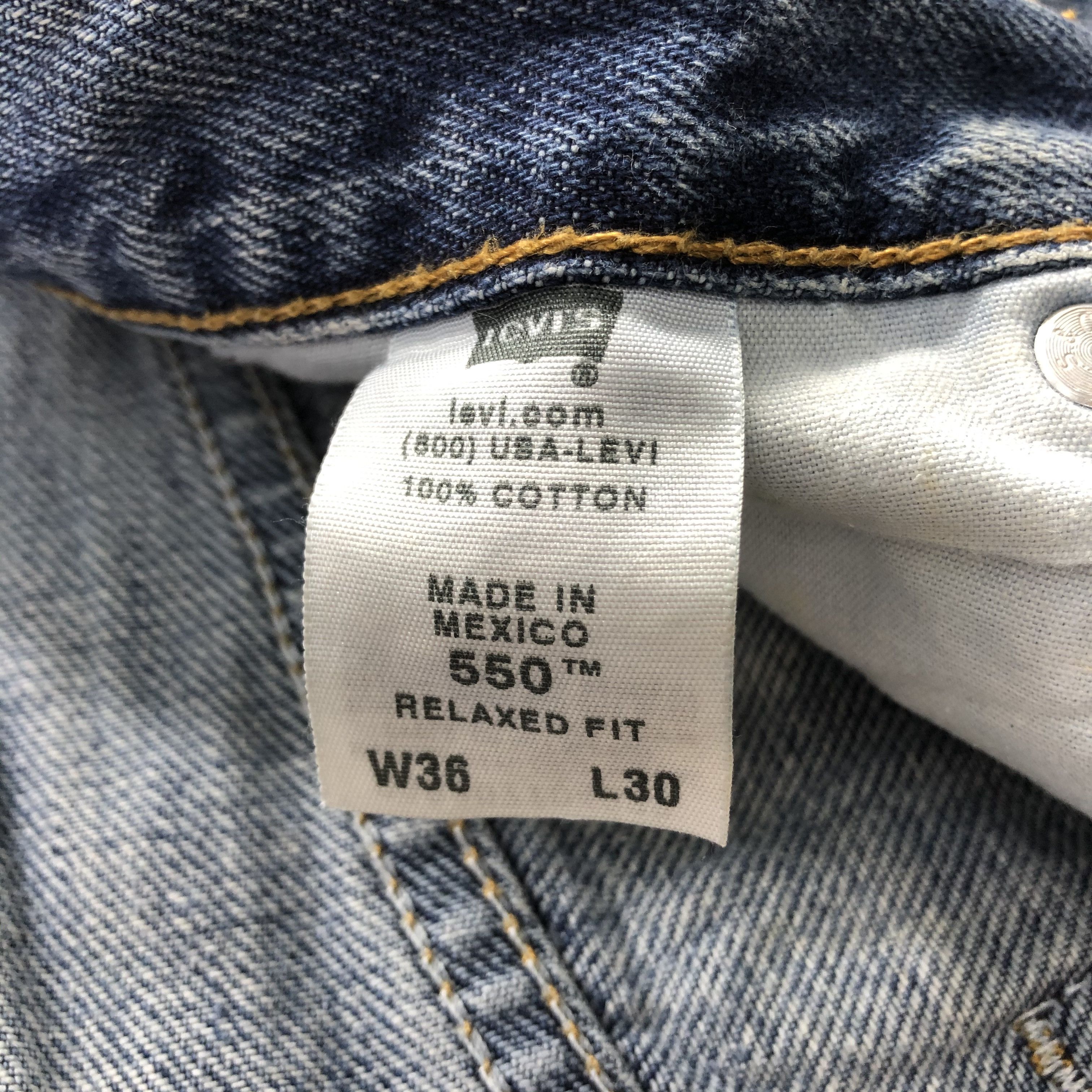Levi's × Vintage Vintage Blue Wash Levis 550 Jeans-JM3023 Size US 37 - 11 Thumbnail