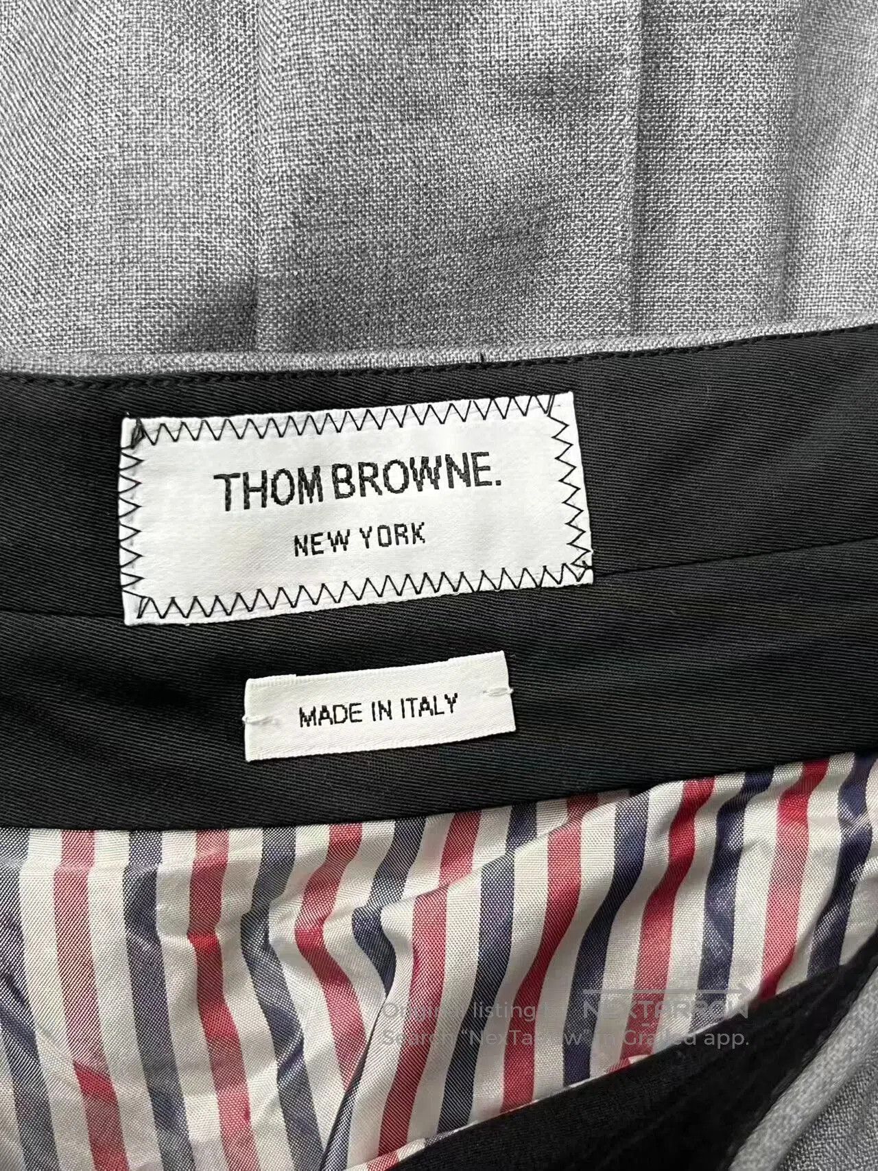 Thom Browne Thom Browne Gray Pleated Skirt. Size 41" - 3 Thumbnail