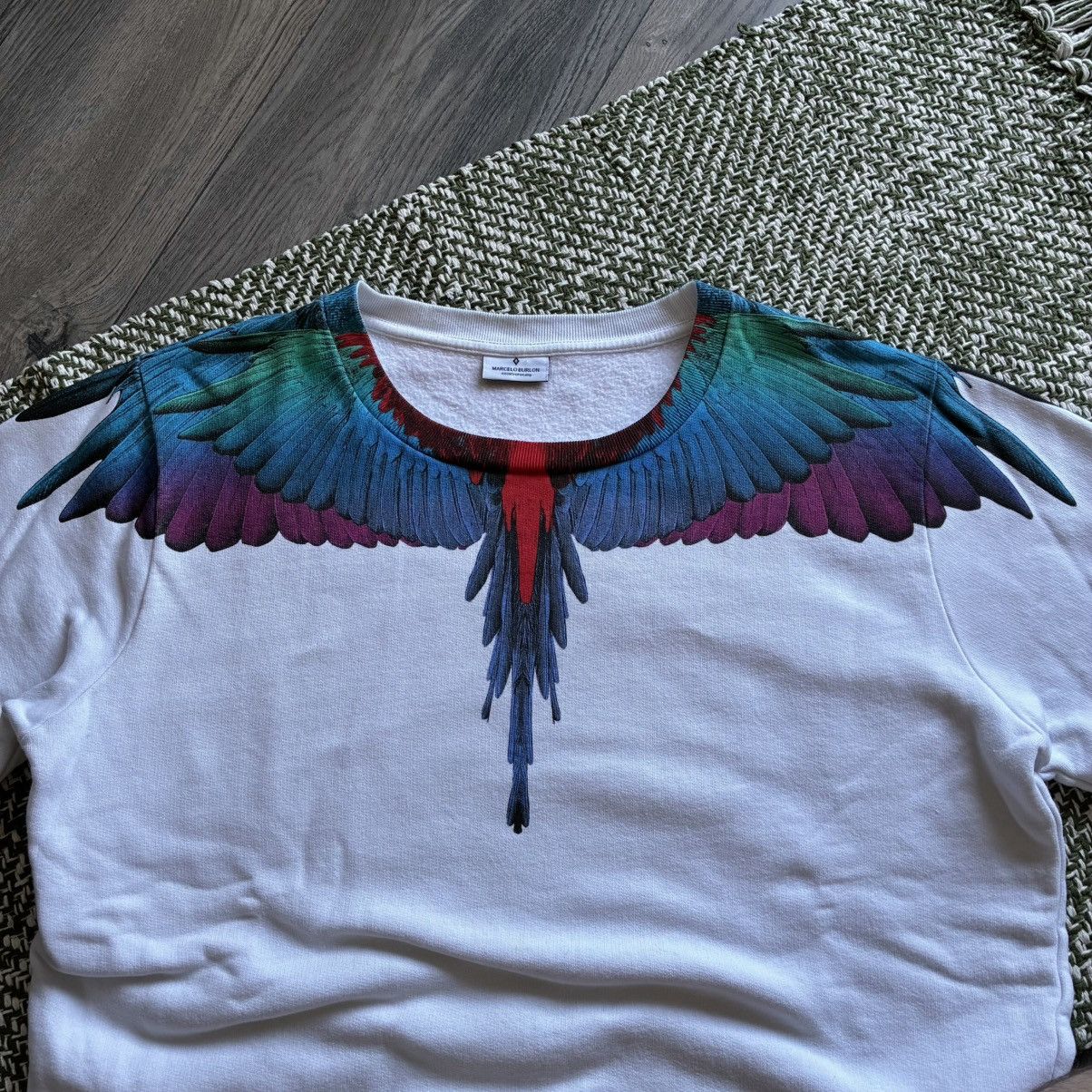 Marcelo Burlon Marcelo Burlon Country of Milan Wings White Sweatshirt Size US S / EU 44-46 / 1 - 3 Thumbnail