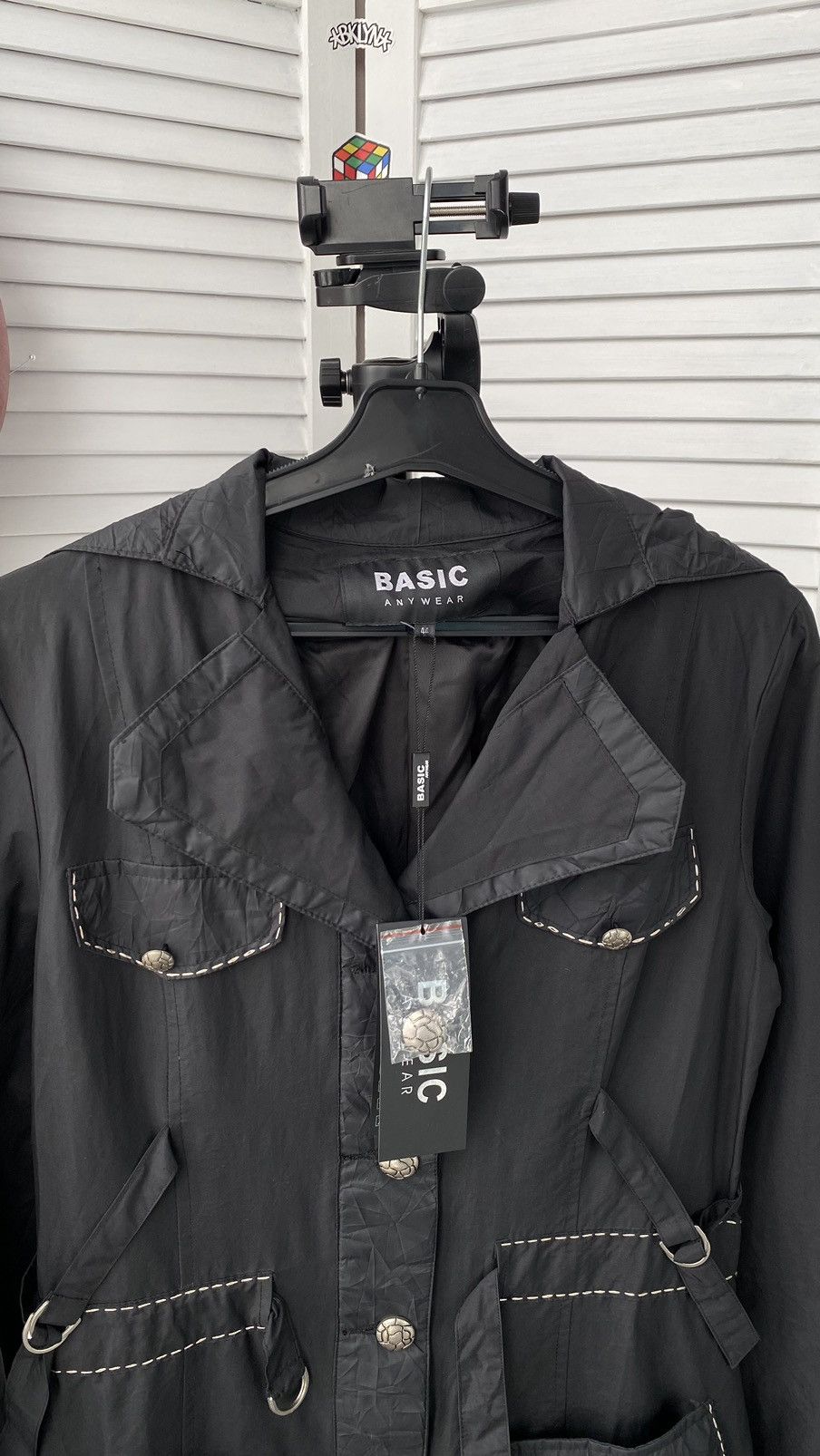 Japanese Brand Avant Garde Coat Nylon Laces Multipocket Jacket Rick Owens Size M / US 6-8 / IT 42-44 - 5 Thumbnail