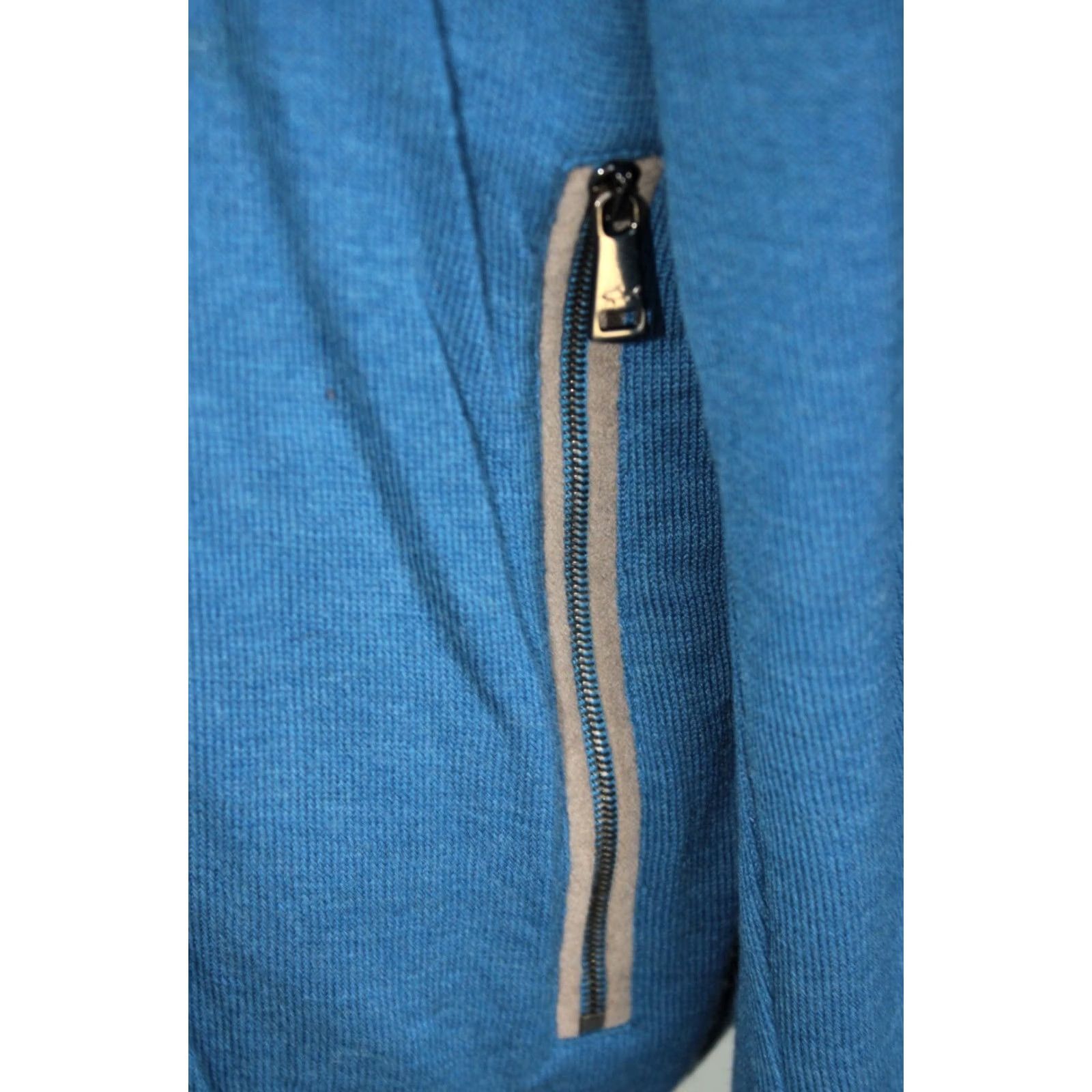 Paul Smith Paul & Shark Jumper Wool Blue XXL Mens Size US XXL / EU 58 / 5 - 3 Thumbnail