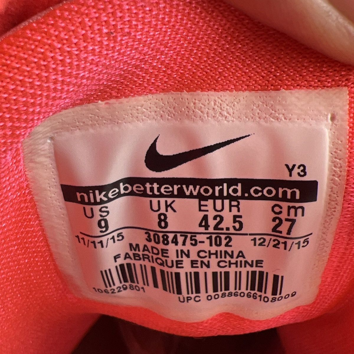 Nike Zoom huarache 2k4 white hot lava Size US 9 / EU 42 - 9 Thumbnail