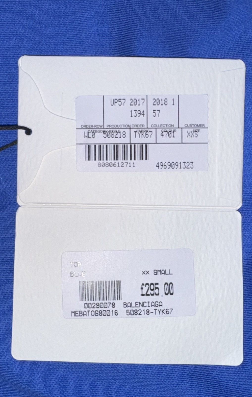 Balenciaga Balenciaga Balenciaga T-shirts 2018 Europe XXS Oversized Size US XXS / EU 40 - 4 Thumbnail