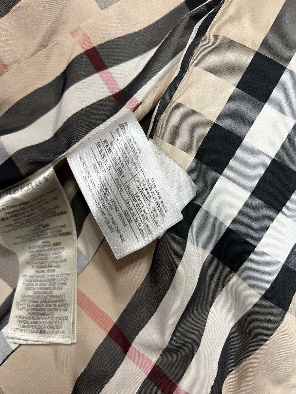 Burberry 🖤 Black Burberry London Diamond Tufted Zipper Puffer Coat Size M / US 6-8 / IT 42-44 - 11 Thumbnail