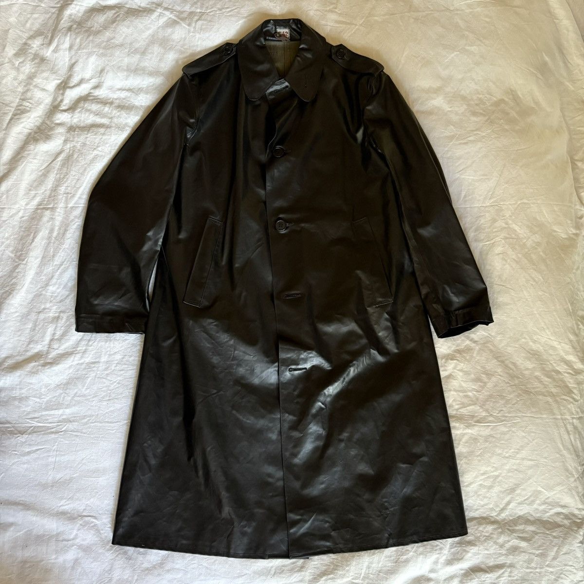 Rick Owens Trench Black | Grailed
