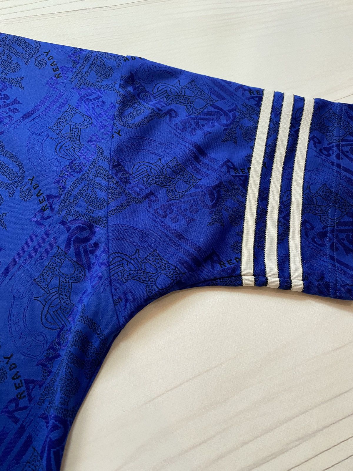 Adidas × Vintage Vintage Adidas Rangers 1994 1996 Home Soccer Shirt Football Size US L / EU 52-54 / 3 - 6 Thumbnail
