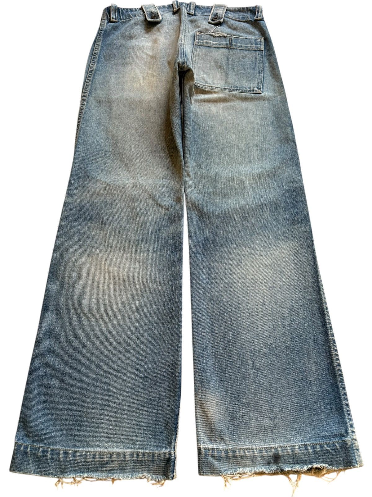 Diesel Vintage Diesel Faded Wash Distressed Bootcut Jeans Size US 26 / EU 42 - 2 Thumbnail