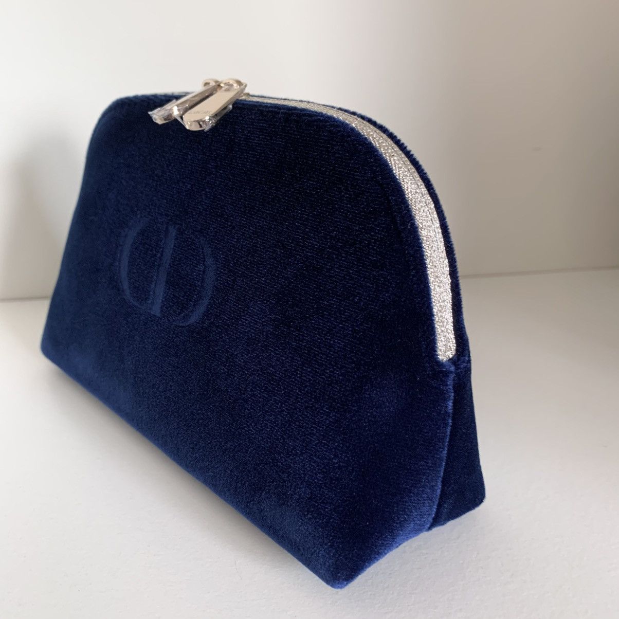 Dior Dior navy velour zippy pouch Size ONE SIZE - 6 Thumbnail