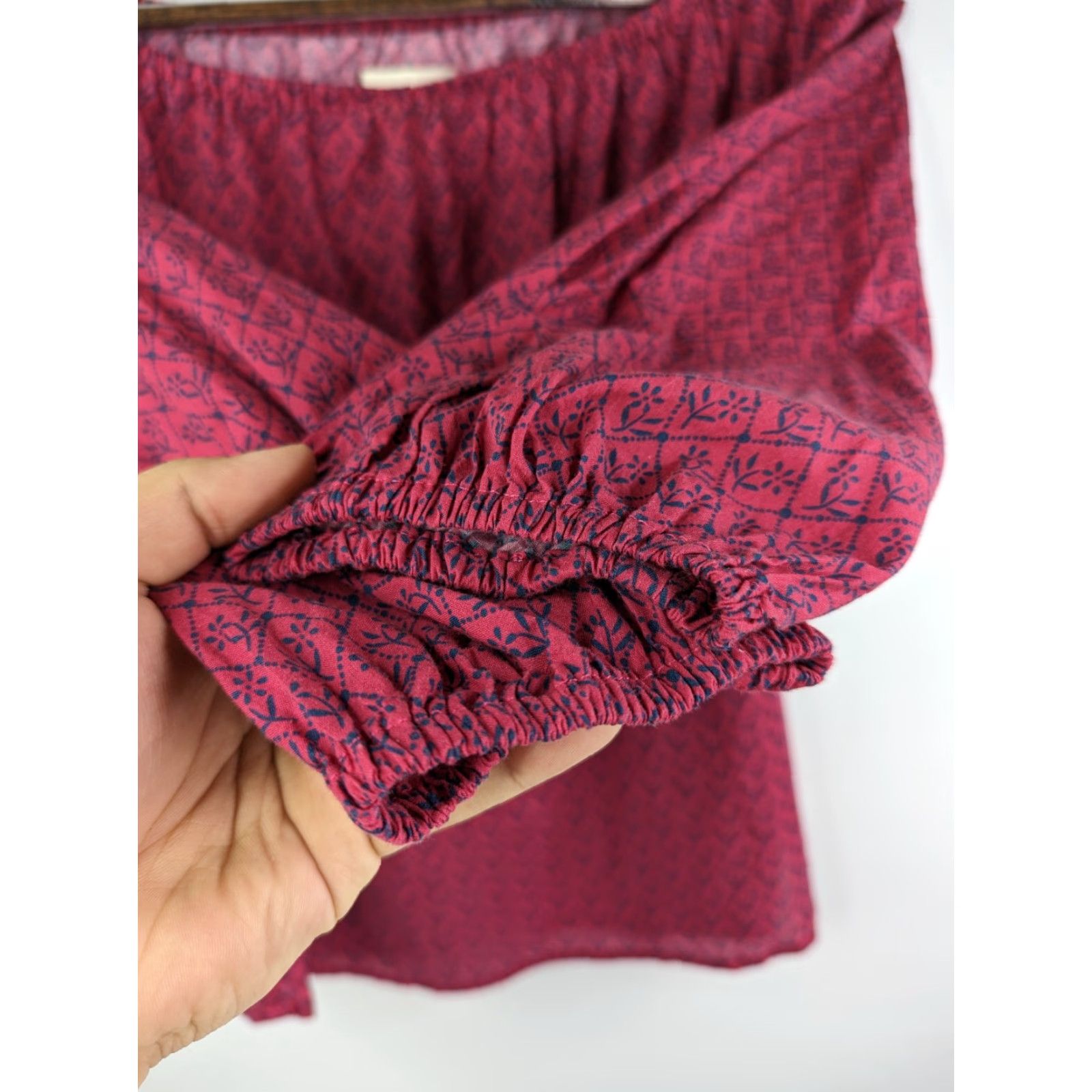 Anthropologie Anthropologie Maeve Top- Cotton Maiden Off The Shoulder Blouse USA Size Small Size S / US 4 / IT 40 - 4 Thumbnail