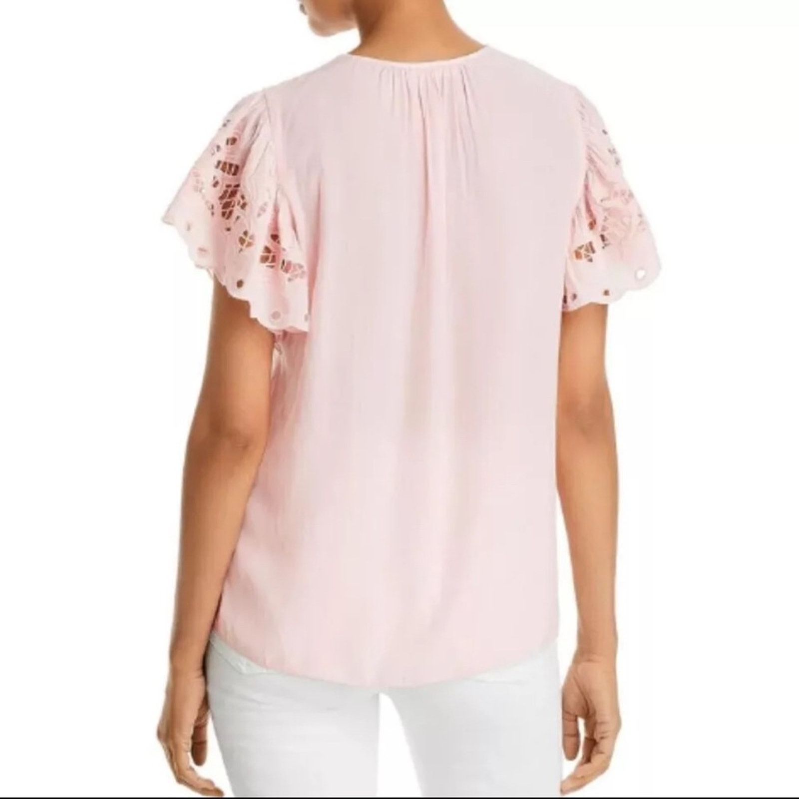 Ramy Brook Ramy Brook Rochelle Top in Pink Size S / US 4 / IT 40 - 3 Thumbnail