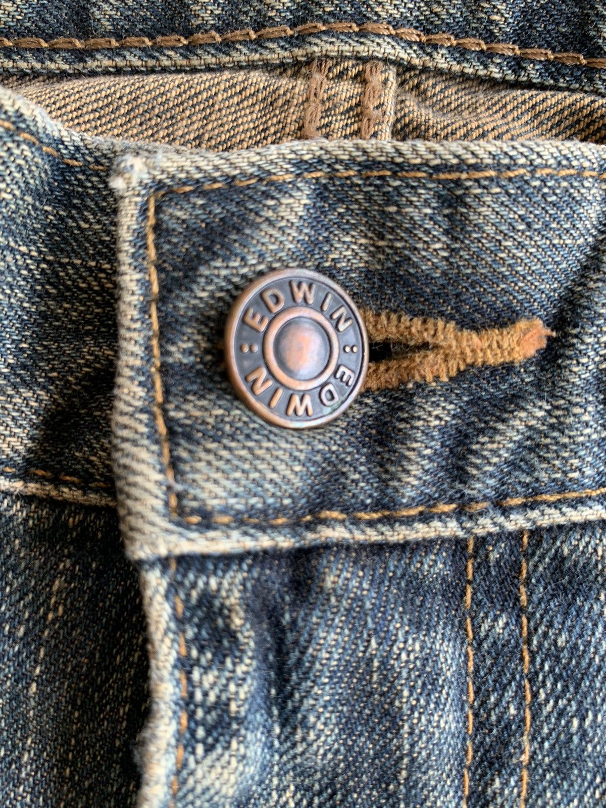 Japanese Brand × Kapital × Vintage Vintage Edwin 503zz Mudwash Distressed Denim☠️🎌 Size US 30 / EU 46 - 12 Thumbnail