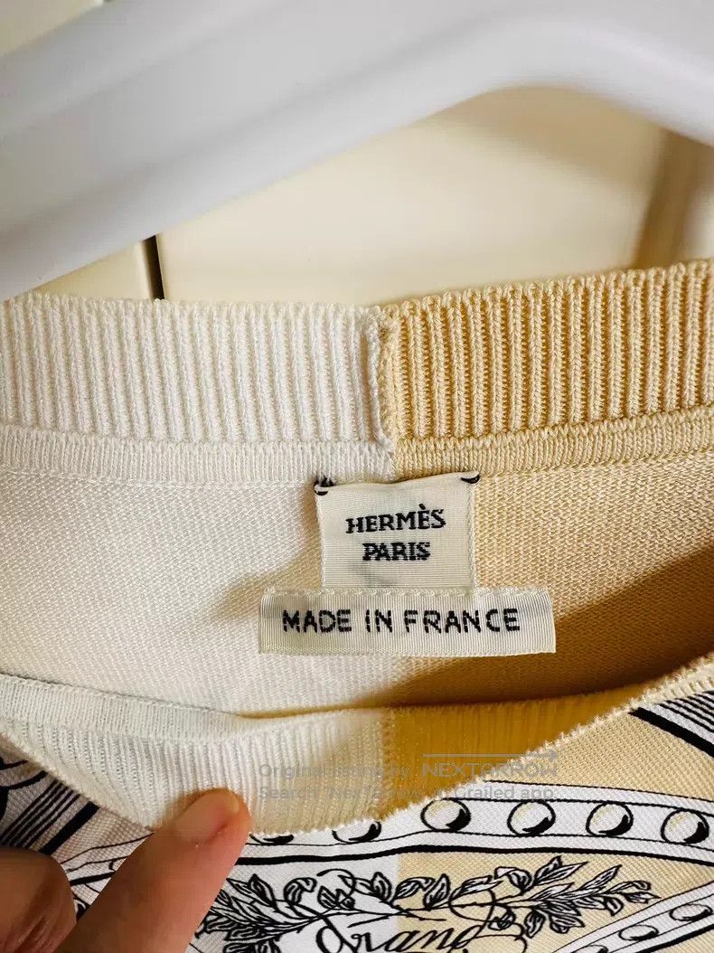 Hermes Hermes Slim-fit knitted sweater with a pattern of horse be Size XS / US 0-2 / IT 36-38 - 3 Thumbnail