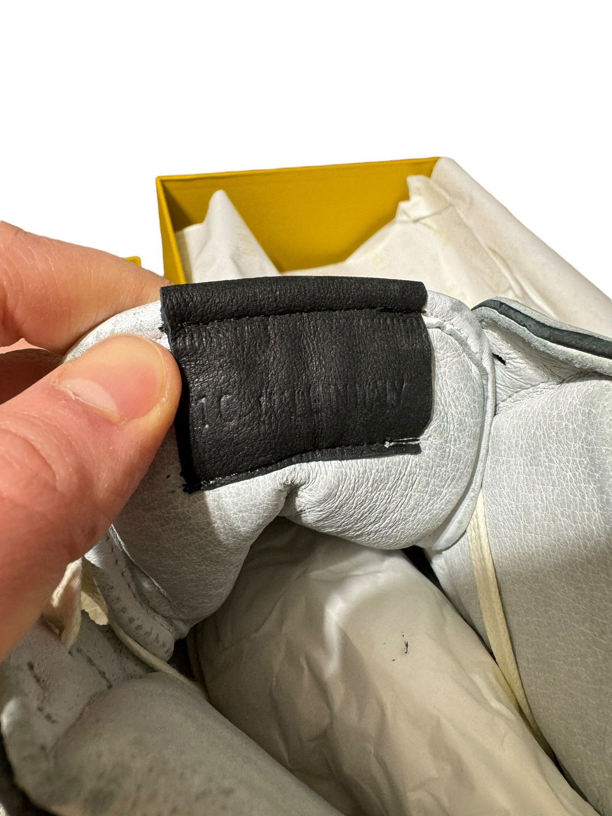 Rhude “Hell Yeah” Rhecess Hi Classic White/Black Size US 10 / EU 43 - 7 Thumbnail