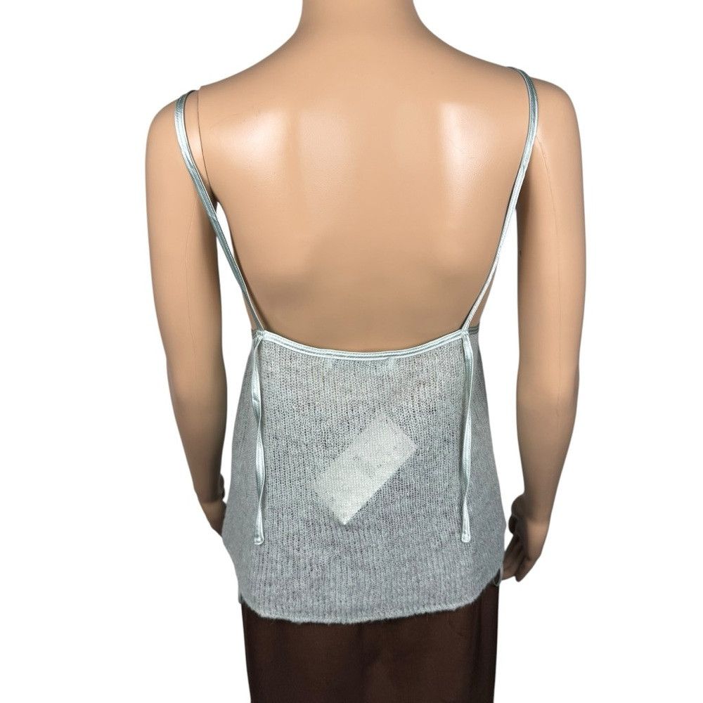Zara NWT New ZARA Mixed Media Cami Mint Top SIze L Size L / US 10 / IT 46 - 5 Thumbnail