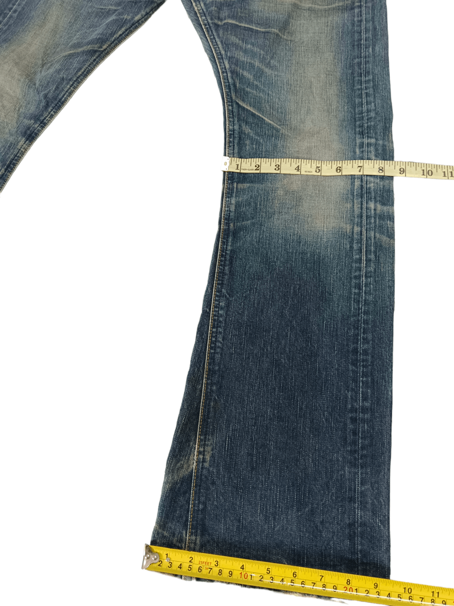 Lee × Vintage Lee Rider Seditionaries Super Flare Denim Size US 33 - 8 Thumbnail