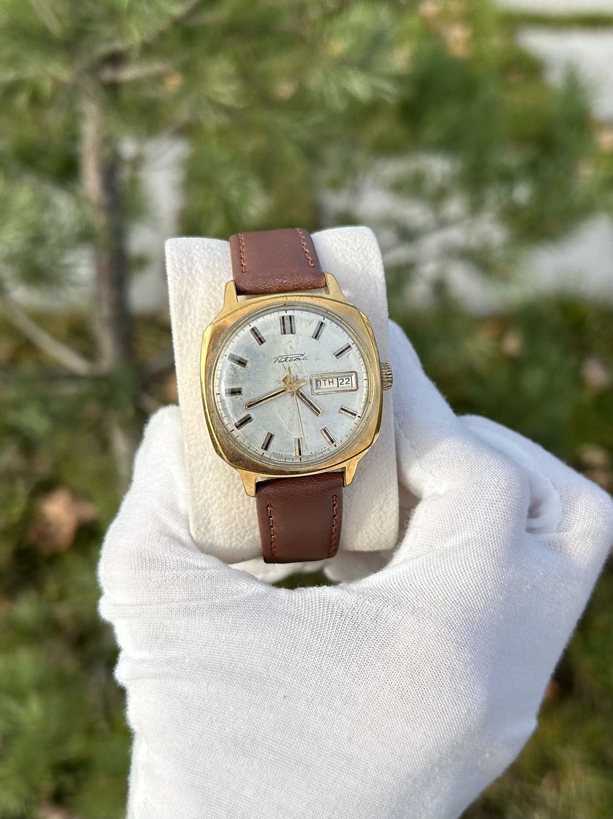Vintage Vintage Watch Raketa USSR Soviet Mechanical 1980s Size ONE SIZE - 2 Thumbnail