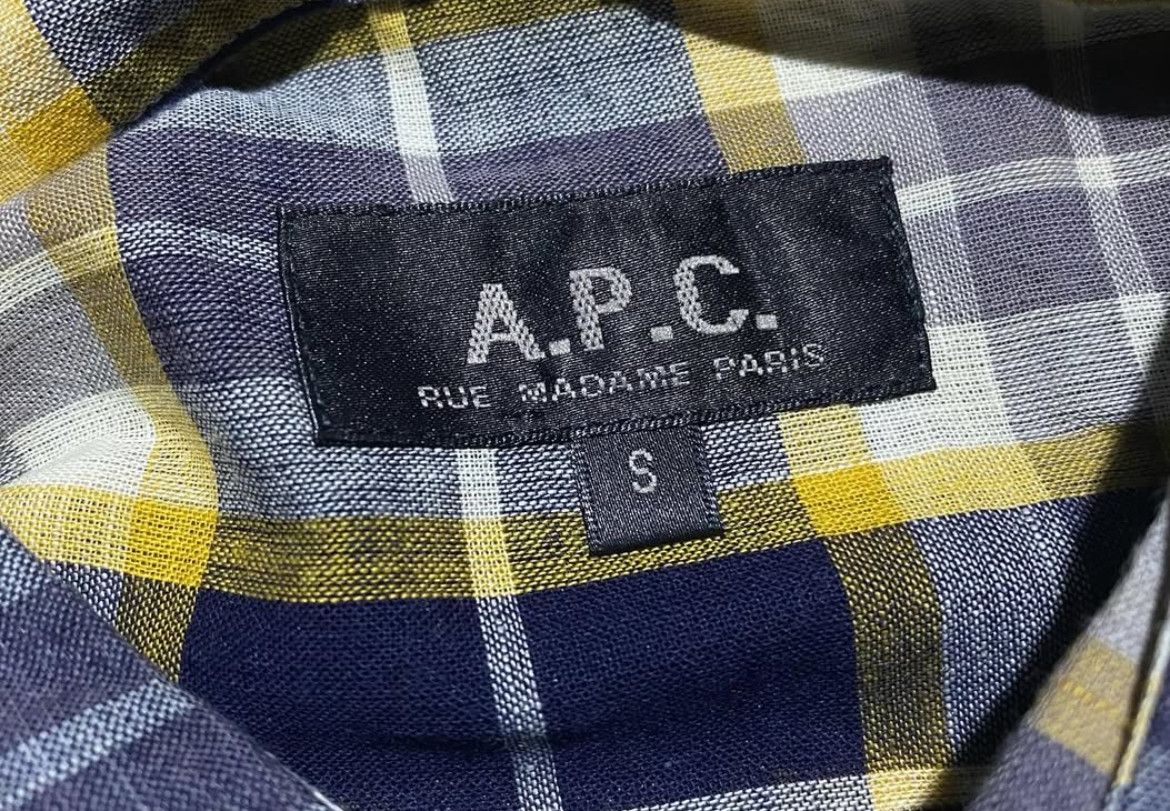 A.P.C. 2000s APC Classic Plaid Button Shirt y2k style Size US M / EU 48-50 / 2 - 4 Thumbnail