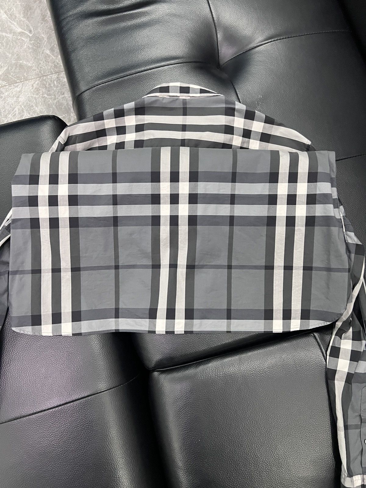 Burberry Burberry Check Pattern Shirt Size US XL / EU 56 / 4 - 6 Thumbnail