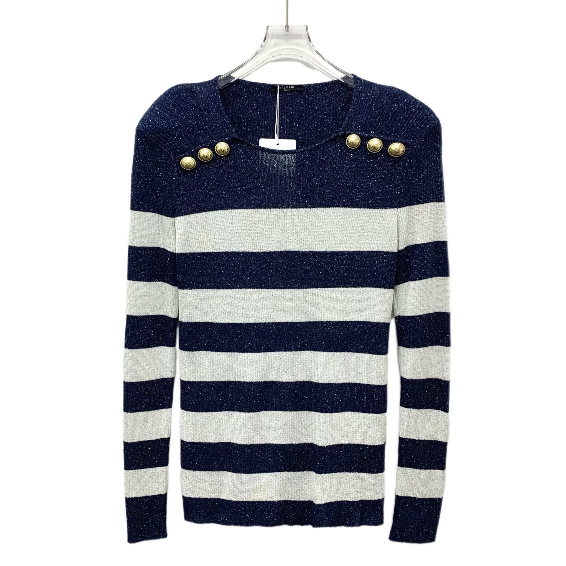 Balmain Balmain Striped Multi Sweater M Men Size US M / EU 48-50 / 2 - 1 Thumbnail