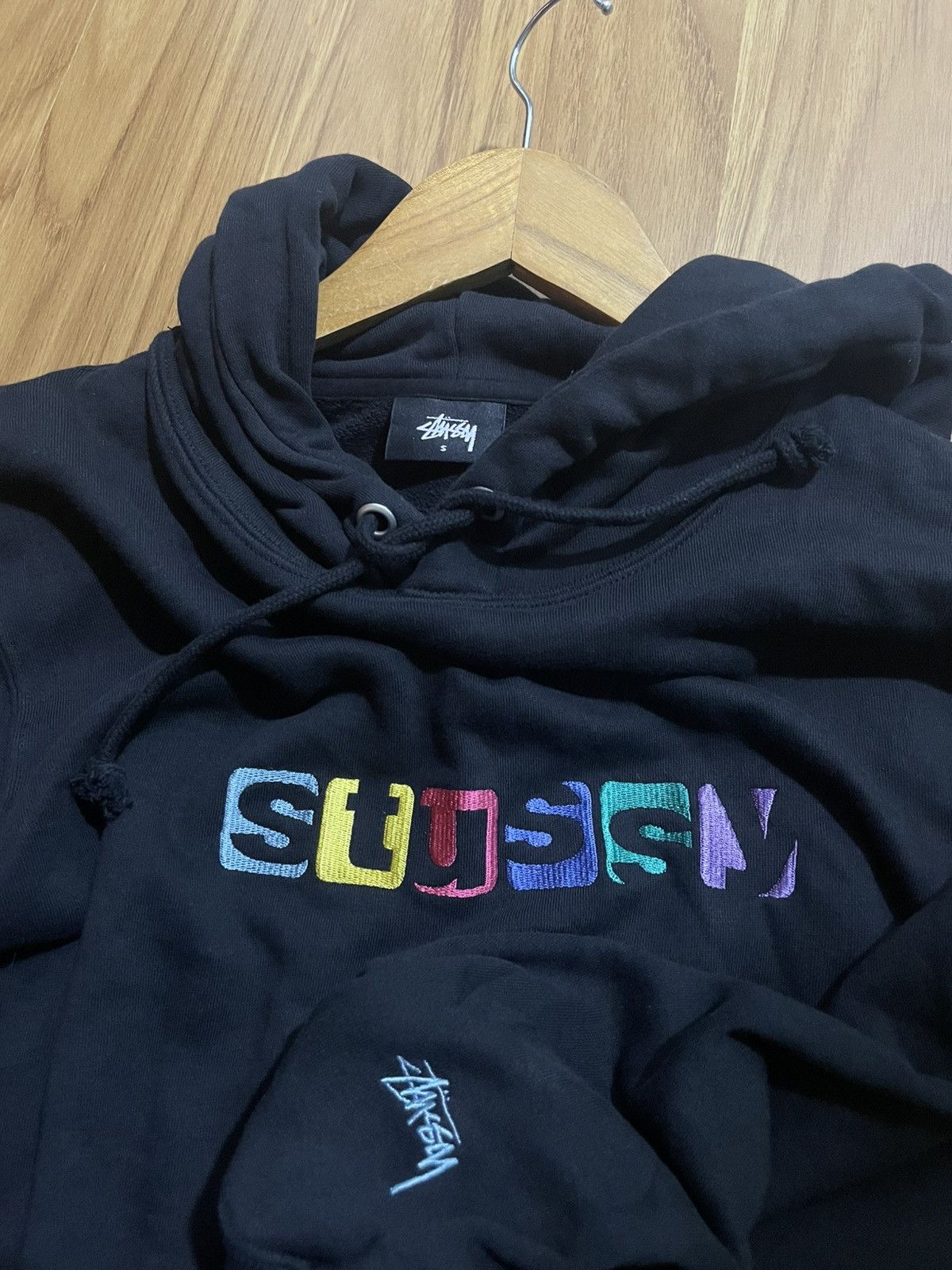 Stussy Stussy Japan Colour Block Logo Hoodie Size US S / EU 44-46 / 1 - 15 Thumbnail
