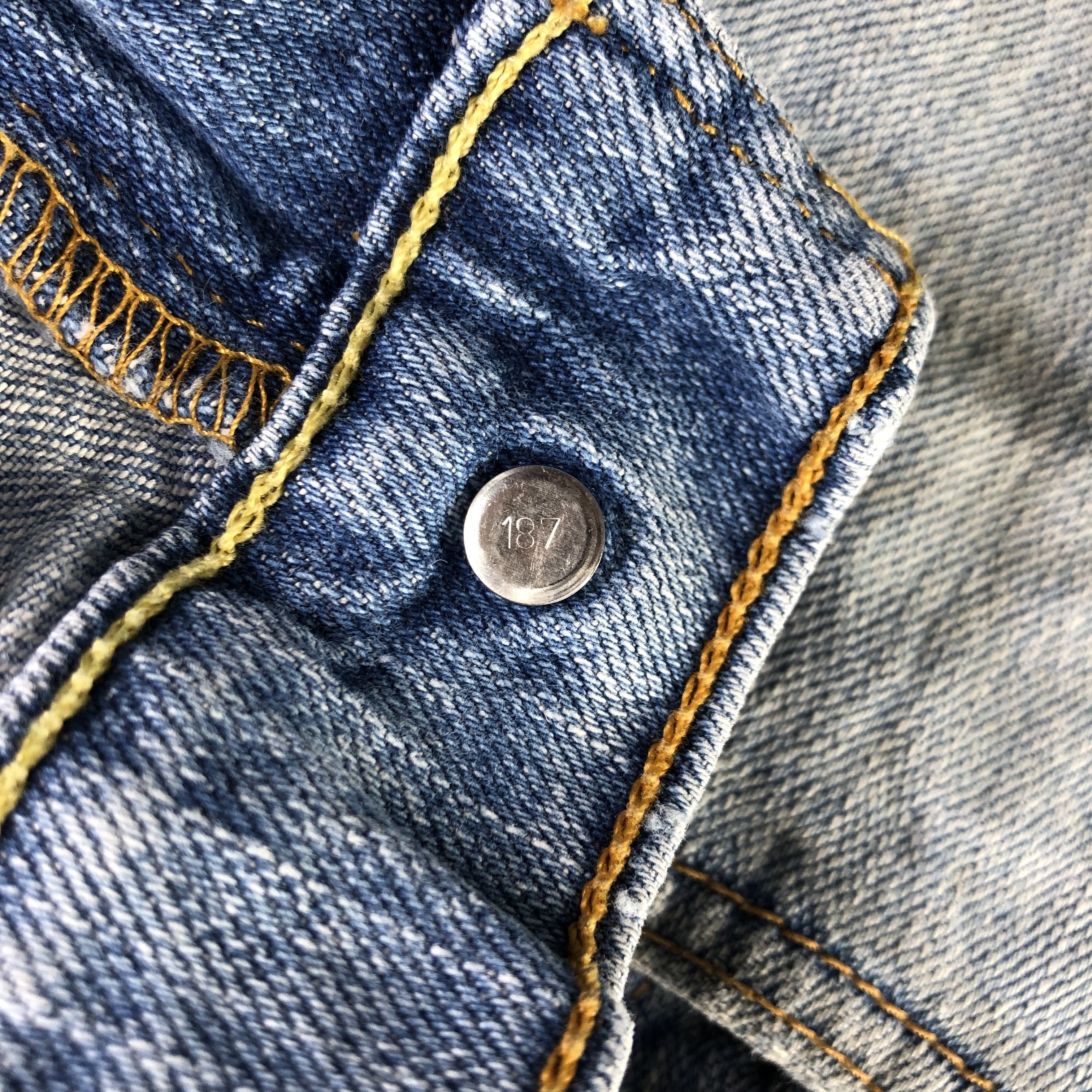 Levi's Vintage Blue Wash Levis 505 Jeans-J3411 Size 31" - 10 Thumbnail