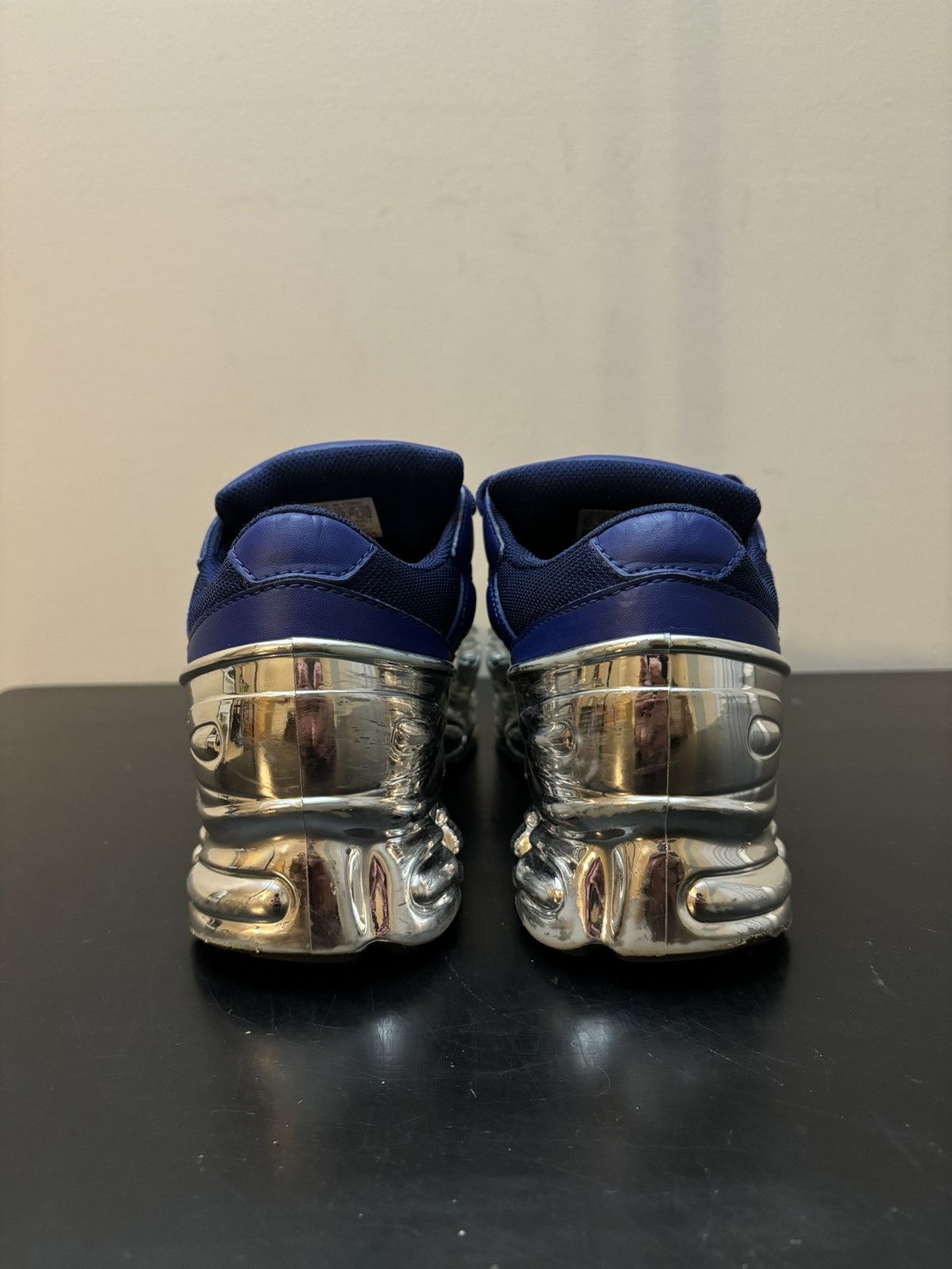Adidas × Raf Simons adidas Raf Simons Ozweego Unity Ink Silver Metallic Size US 8.5 / EU 41-42 - 5 Thumbnail