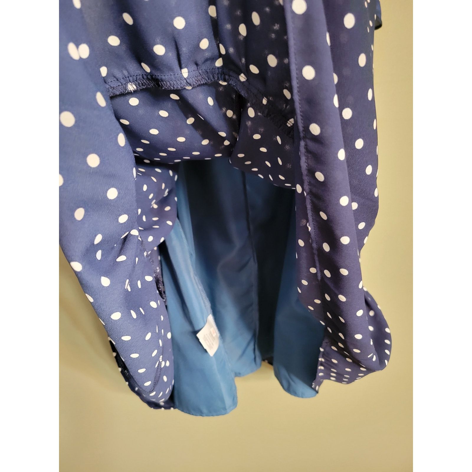 J.Crew Women's J. Crew Polka Dot Lined Flutter Dress-Medium Size M / US 6-8 / IT 42-44 - 5 Thumbnail