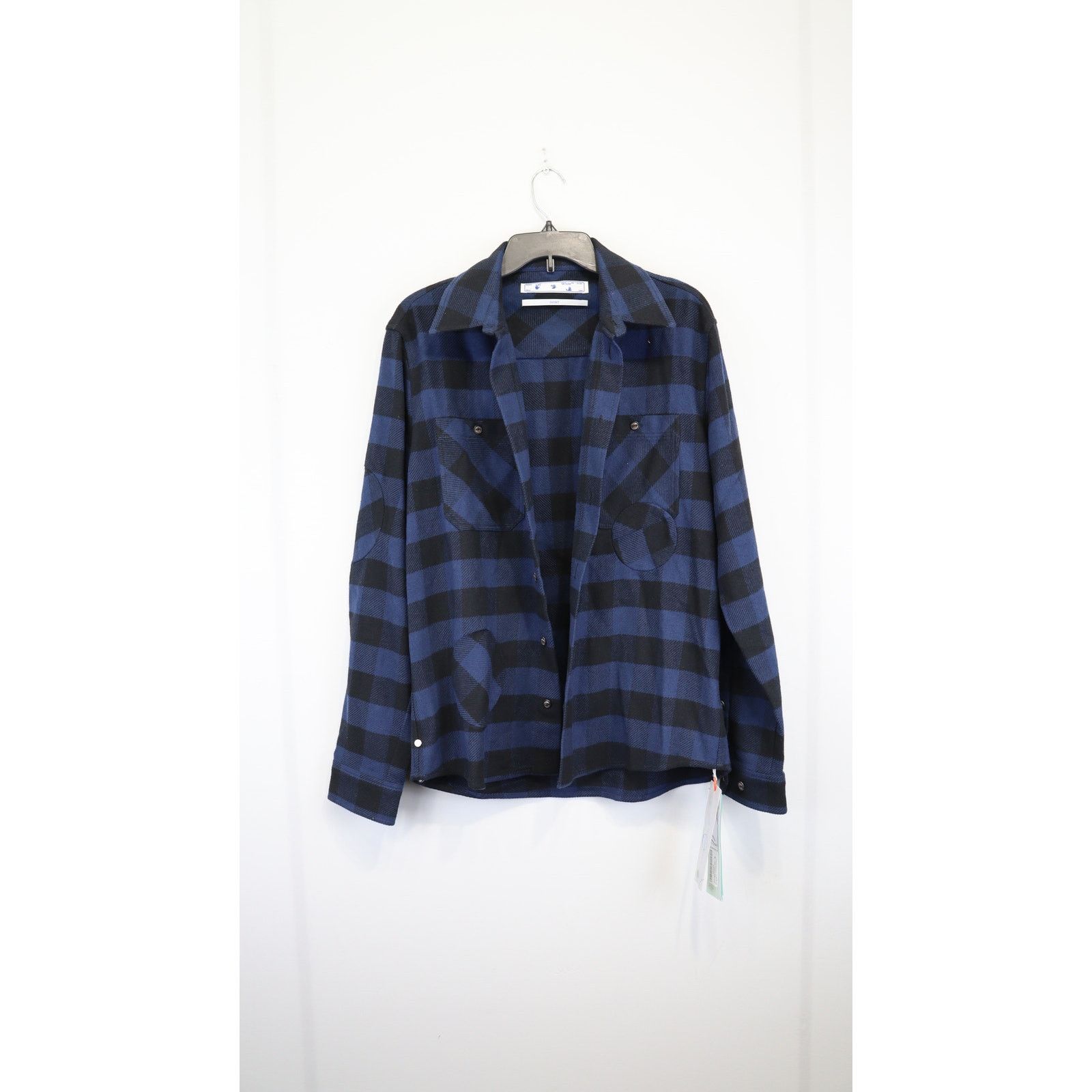 Off-White o1rshd1 Special Flannel Shirt in Black/Blue Size US M / EU 48-50 / 2 - 5 Thumbnail