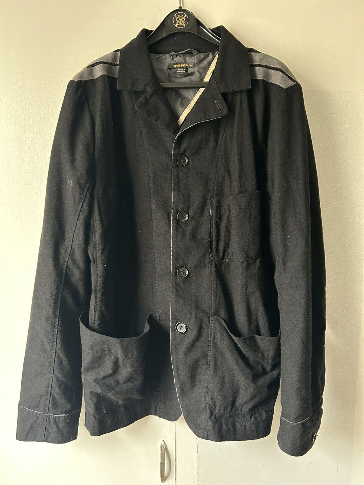 Diesel Diesel Black Label Coat/Blazer Wool Y2K Size US XL / EU 56 / 4 - 1 Thumbnail