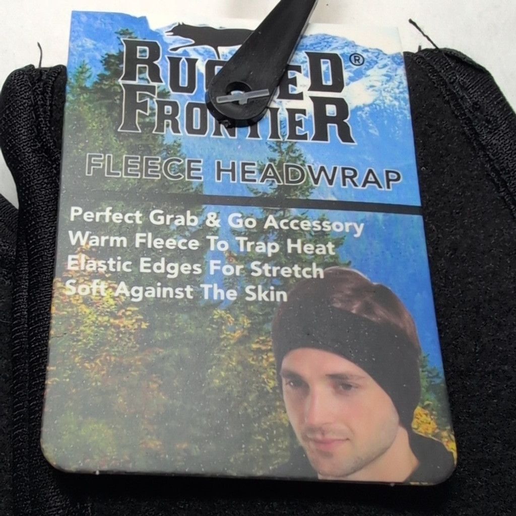 NBDN Nobrandedon Black Men's Fleece Headwrap Size ONE SIZE - 2 Thumbnail