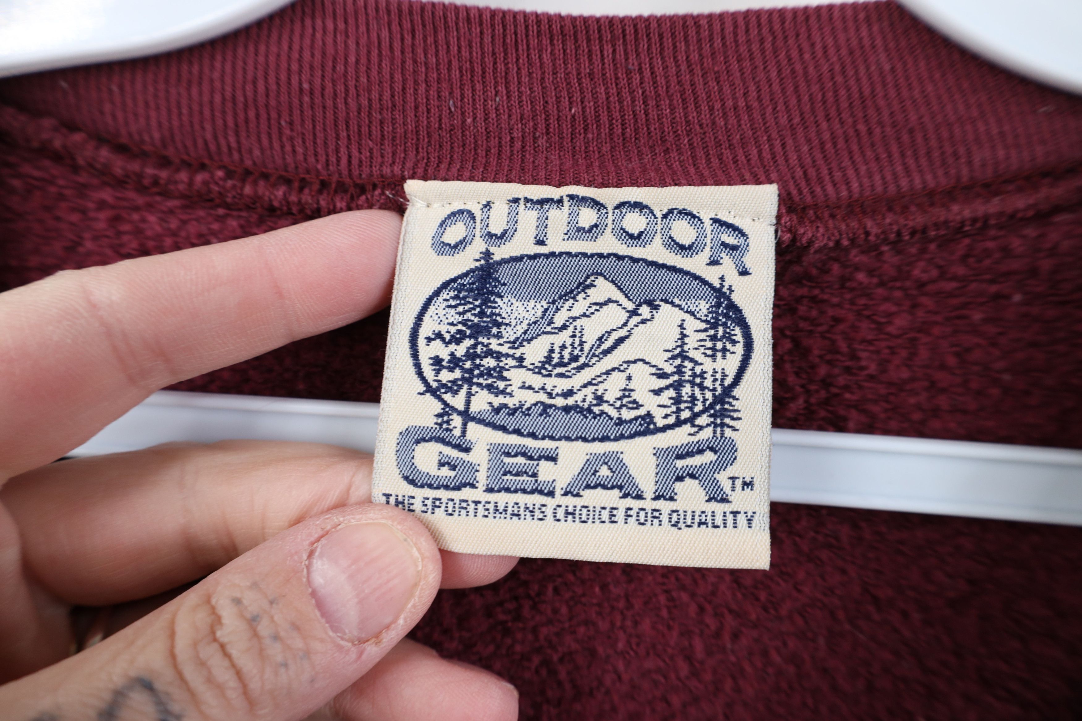 Vintage Vintage 90s Streetwear Deer Buck Crewneck Sweatshirt Size US L / EU 52-54 / 3 - 5 Thumbnail
