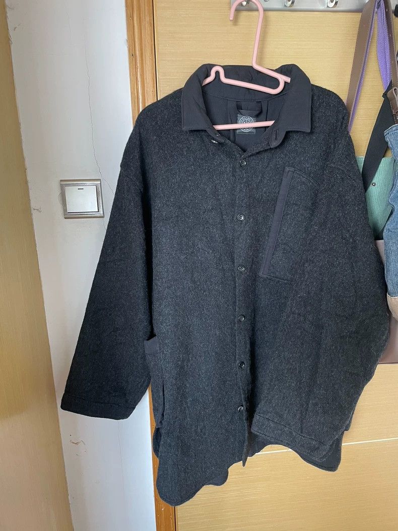 Porter Classic Wool Shirt Jacket with Button Details Size US M / EU 48-50 / 2 - 1 Thumbnail