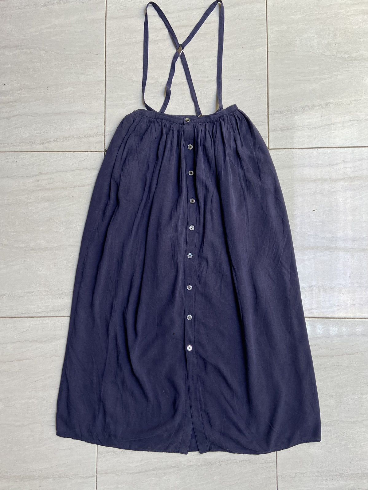 image of G V G V G.v.g.v Navy Jumpsuit Skirt, Men's (Size 26)