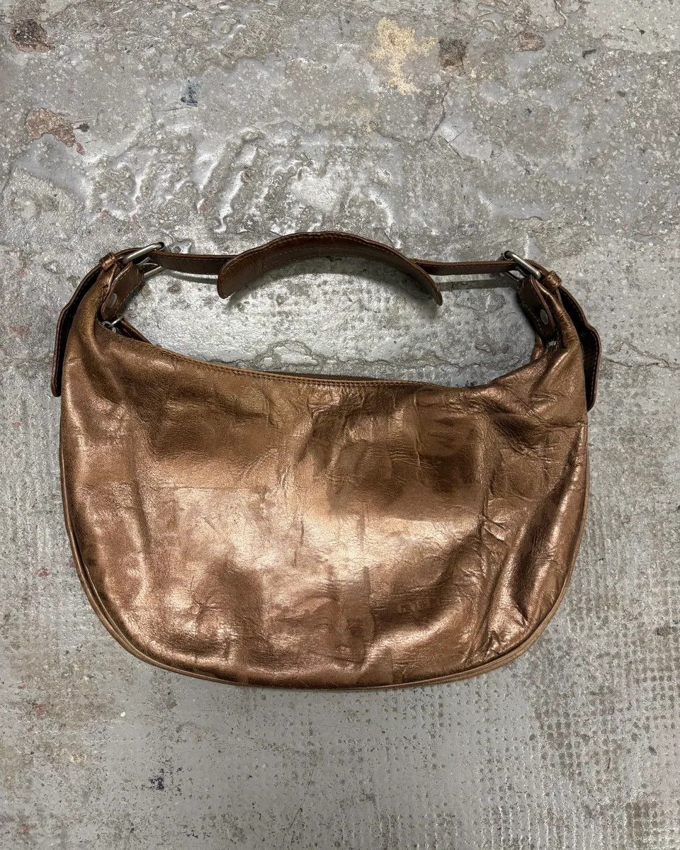 Designer × Jean Paul Gaultier × Vintage FW1999 Jean Paul Gaultier Marlene Dietrich Golden Brown Leather Bag Size ONE SIZE - 1 Thumbnail