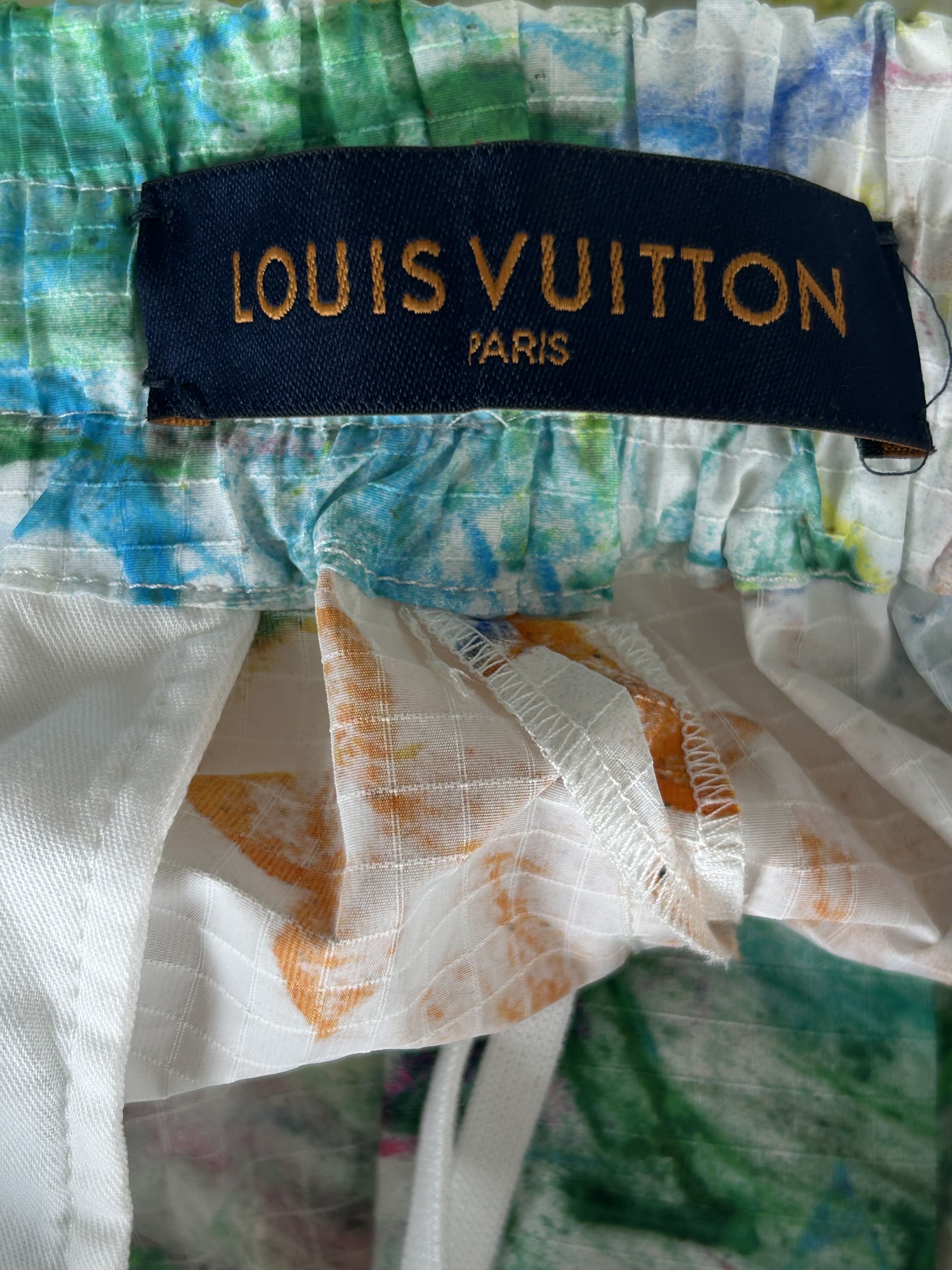 Louis Vuitton Louis Vuitton White Multicolor Pastel Monogram Swimshorts Size US 30 / EU 46 - 3 Thumbnail