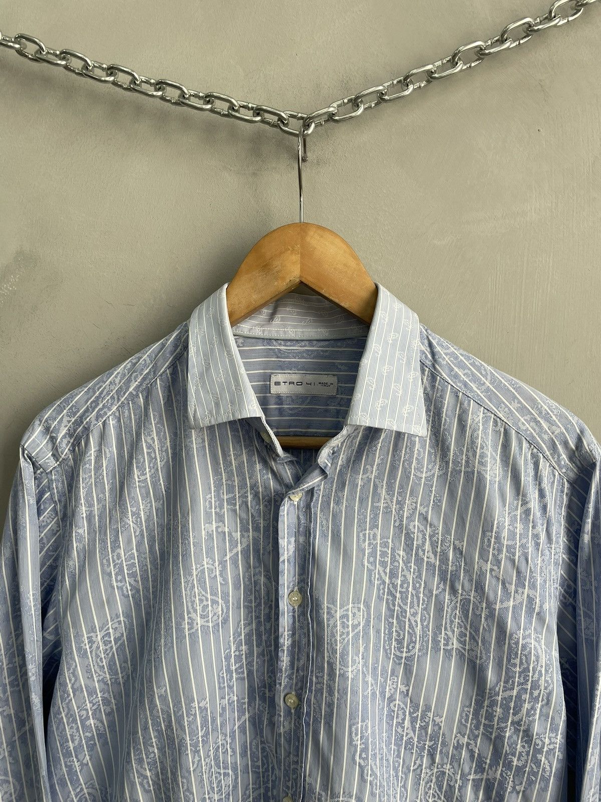 Etro Luxury Etro casual shirt button up Size US XL / EU 56 / 4 - 3 Thumbnail