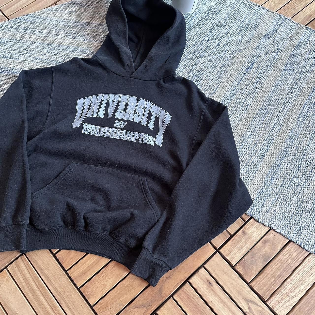 Designer Vintage Y2K University College Style Boxy Hoodie Size US S / EU 44-46 / 1 - 2 Thumbnail