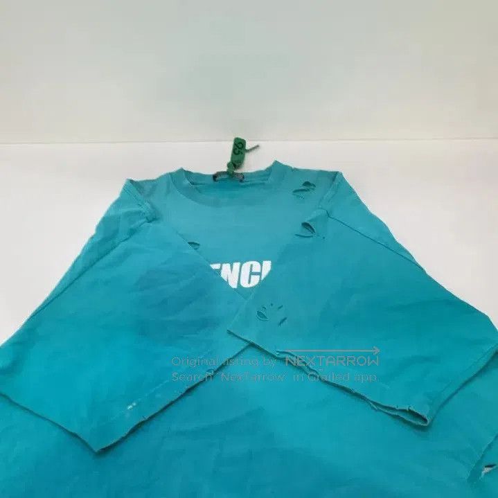 Balenciaga Balenciaga Distressed Logo Short Sleeve T. Size US XS / EU 42 / 0 - 3 Thumbnail