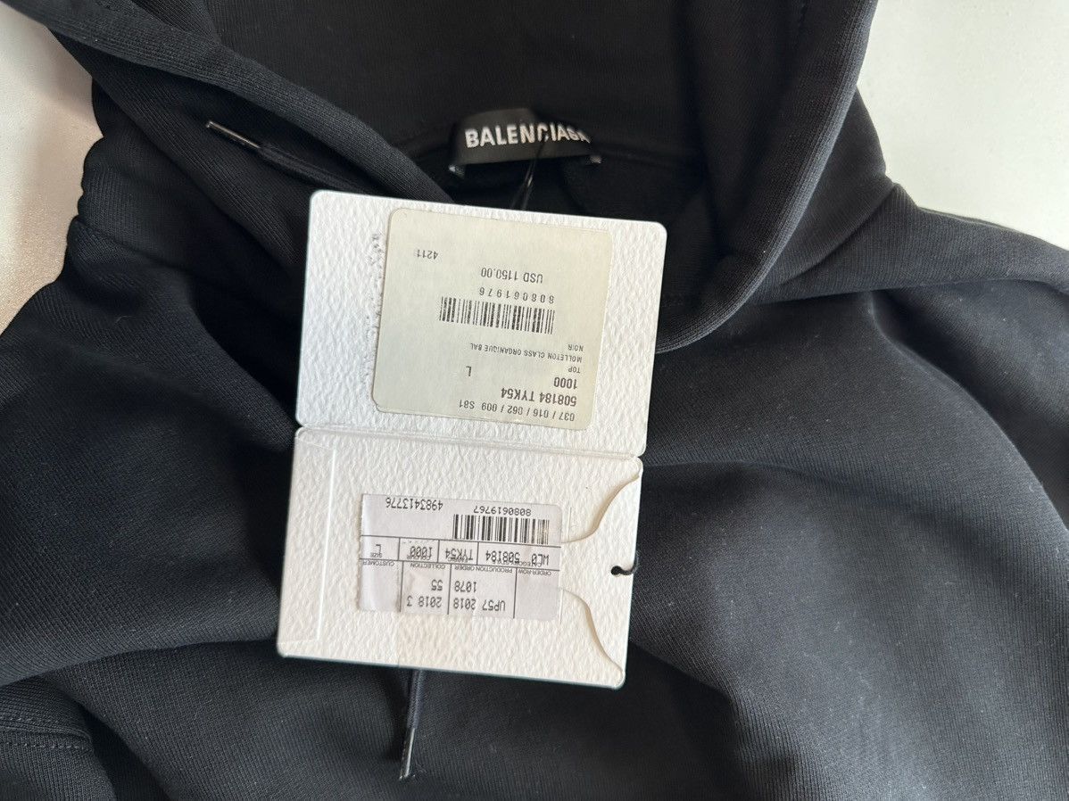 Balenciaga Balenciaga Logo Pullover Hoodie Size US L / EU 52-54 / 3 - 7 Thumbnail