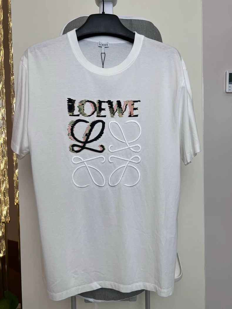 Loewe LOEWE White short-sleeved T-shirt Size S / US 4 / IT 40 - 1 Thumbnail